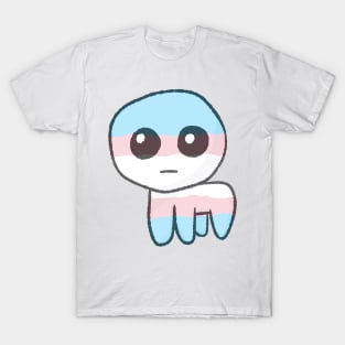 TBH Autism Creature Transgender Pride Flag T-Shirt